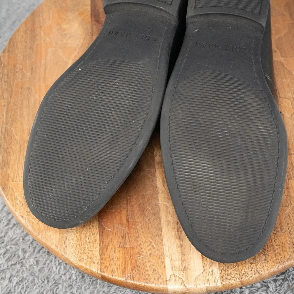 Cole Haan Loafer Mens Size 9 Black Good Leather Slip On C24509 Casual Round Toe